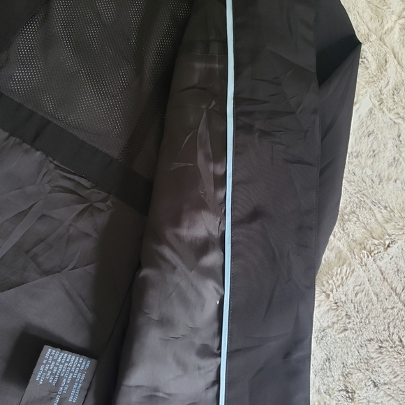 KENNETH COLE "REACTION" BLACK TRENCH 3/4 LENGTH COAT SIZE X-SMALL - Picture 7 of 10